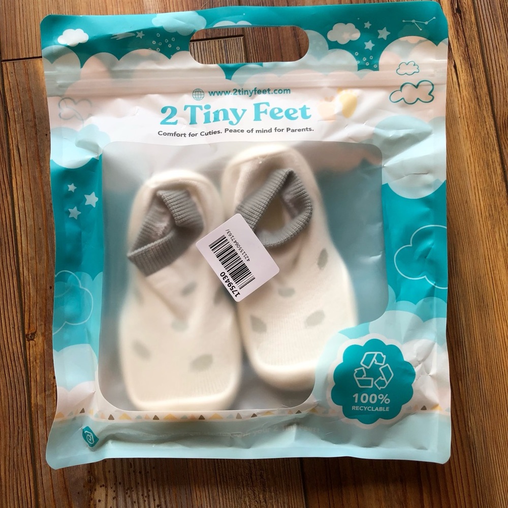 Tiny feet toddler sock shoes
